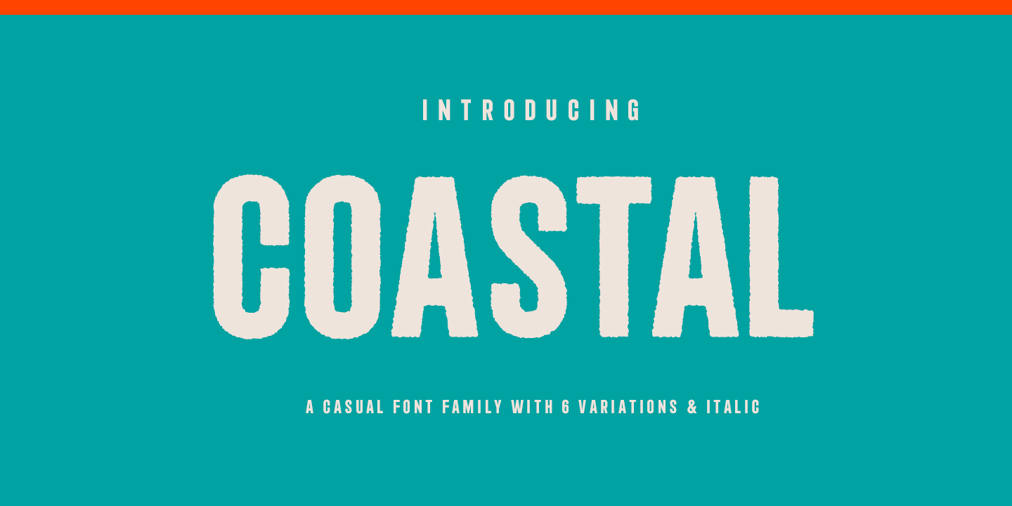 Шрифт Coastal